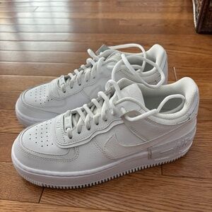 Nike Women’s Air Force 1 Shadow Sneakers White 8
